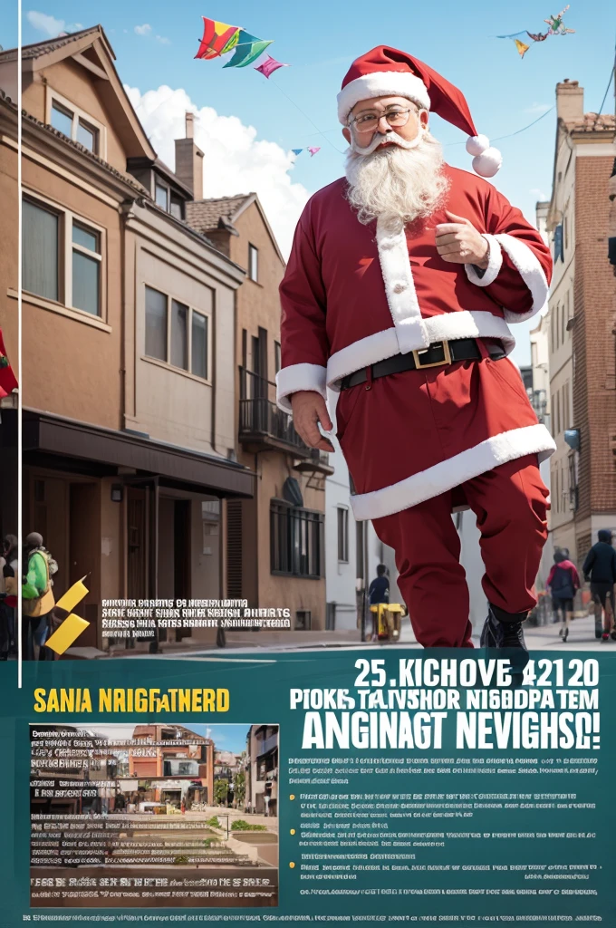 Santa Edwirges neighborhood kite festival flyer