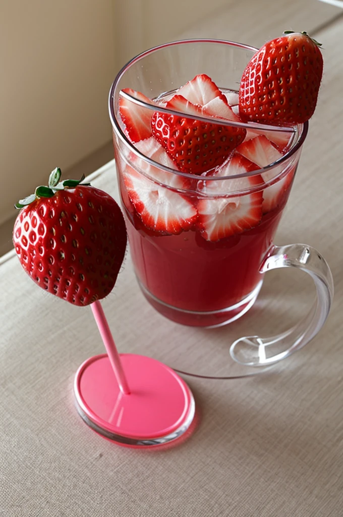 Hello Kitty with strawberry glasses