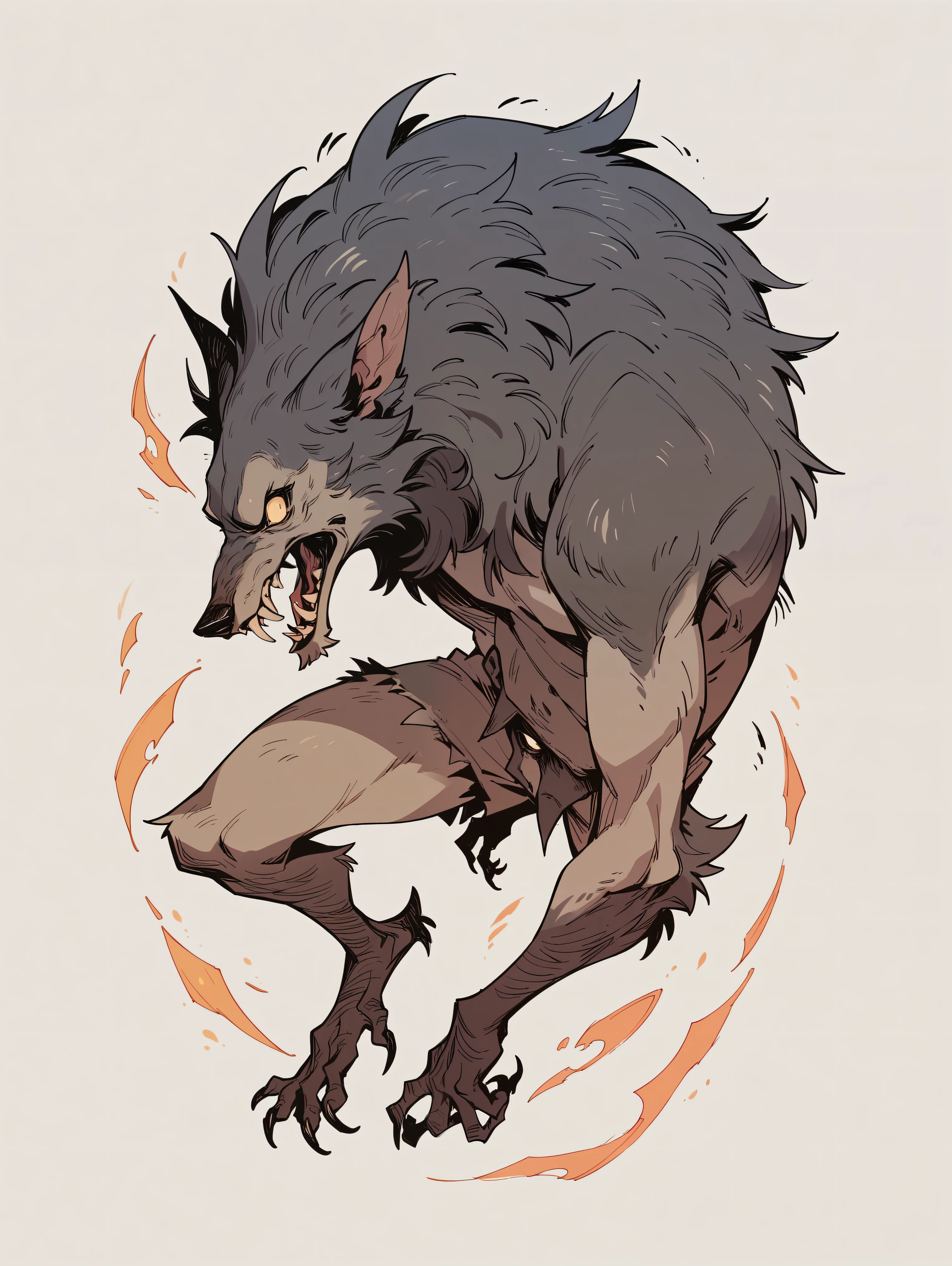 score_9, score_8_up, score_7_up, score_6_up, w00f, simple background, 1werewolf man
