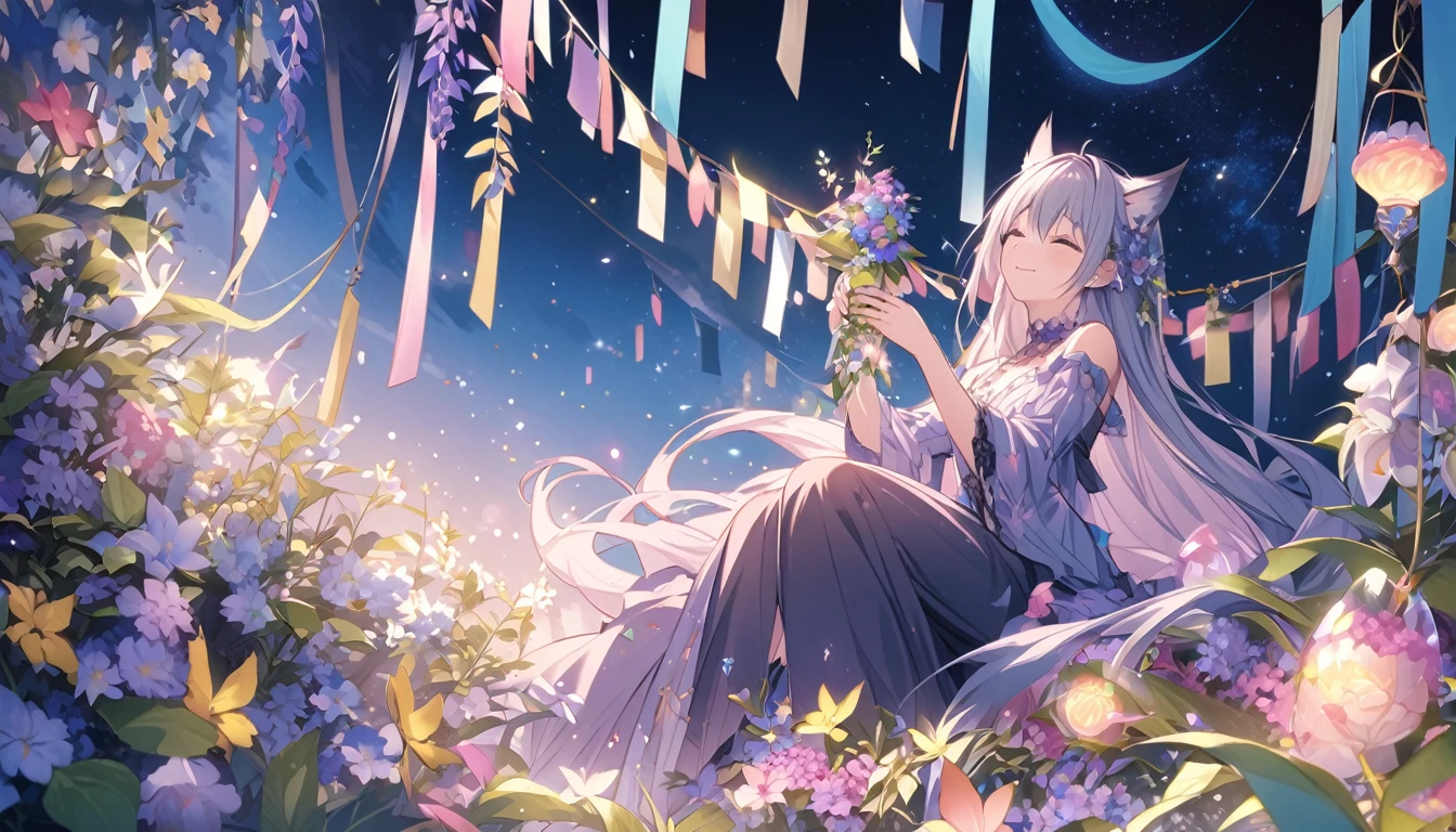 　howling　Tanabata　magic　ephemeral　night　fantasy　In a dream