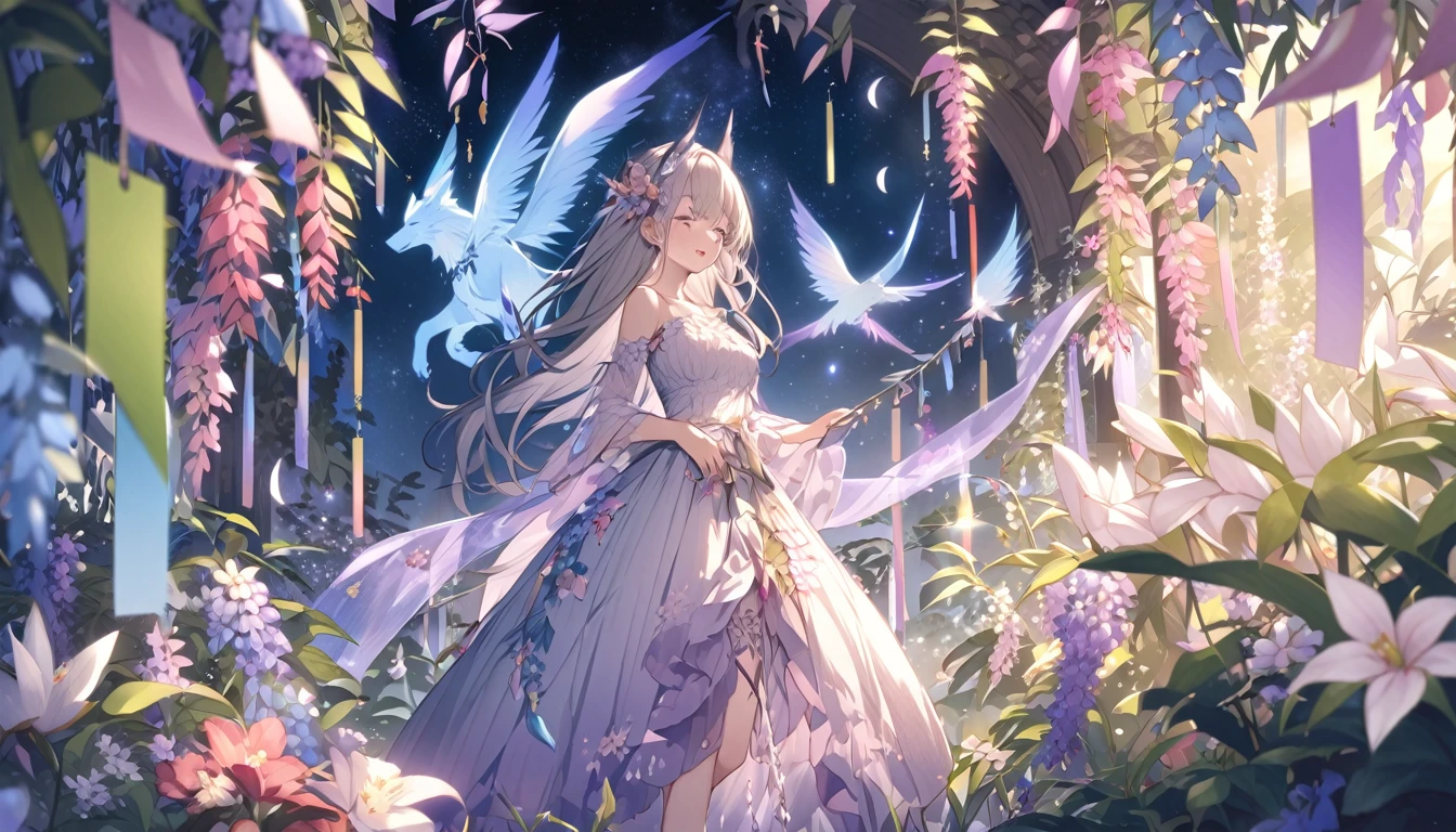 howling Tanabata magic ephemeral night fantasy In a dream