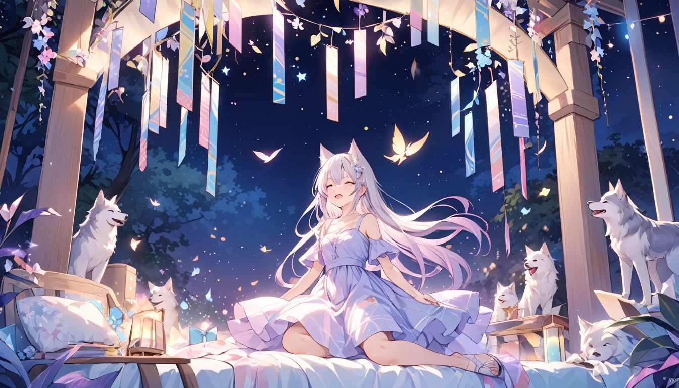 howling Tanabata magic ephemeral night In a dream