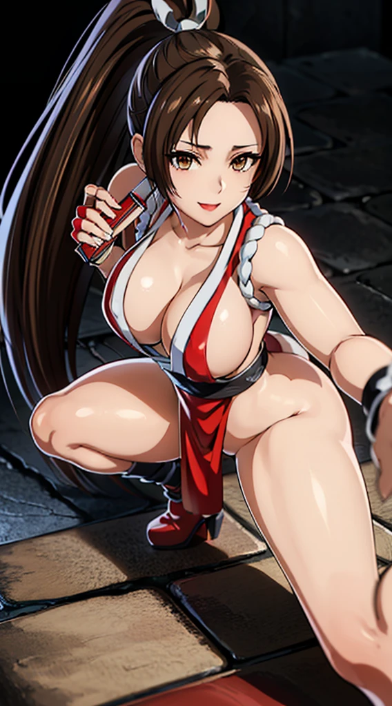 (((Intense action pose:1.6)))、((8K)), ((32k)), ((Highest quality)), ((masterpiece)), ((超High resolution)), ((Tmasterpiece)), (((head shot:1.6)))、((8K)), ((32k)), ((Highest quality)), ((masterpiece)), ((超High resolution)), Fine skin、女性1 person、pink sexy dresses、((Mai Shiranui:1.2)), Expose your shoulders、Brown Hair, Brown eyes, Long and high ponytail, hair band, 1 person、Captivating smile, 25 years old, Japanese Mature, beautiful指, beautiful長い脚, beautiful体, beautiful鼻, beautifulキャラクターデザイン, Perfect Eyes, Perfect Face, jewelry, hair ornaments, king of fighters,((Large Handheld Fan:1.6))、
(Tabletop, Highest qualityの, Highest quality, beautifully、beautiful: 1.2), Very detailed, More detailed,適切な体のProfessionalポーション,Tabletop,Ultra-high quality output images,High resolution,Intricate details,Very delicate and beautiful hair,Realistic photos,dream-like,Professionalの照明,Realistic Shadows,Focus Only,
(Big Breasts:1.2,) , フローティングスカートFine skinの質感, High quality fabric, High quality metallic texture、((Beautiful and dense face))、RAW Photos、Professional, Ultra-fine painting, ((alone)), beautiful胸、Highest quality, Very detailed, Very detailed詳細, Finer details, so beautiful,(Five Fingers, Four fingers and thumb),Concept Art, Anime fantasy artwork, Detailed fantasy art,8KHigh resolution, Detailed Art, 8 Slim legs, Defined, Defined fingers