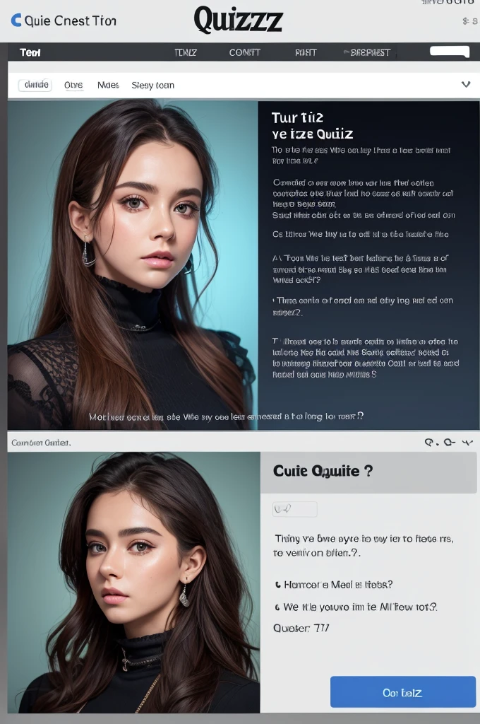 Create an image about the quiz so I can put it on my tik tok profile