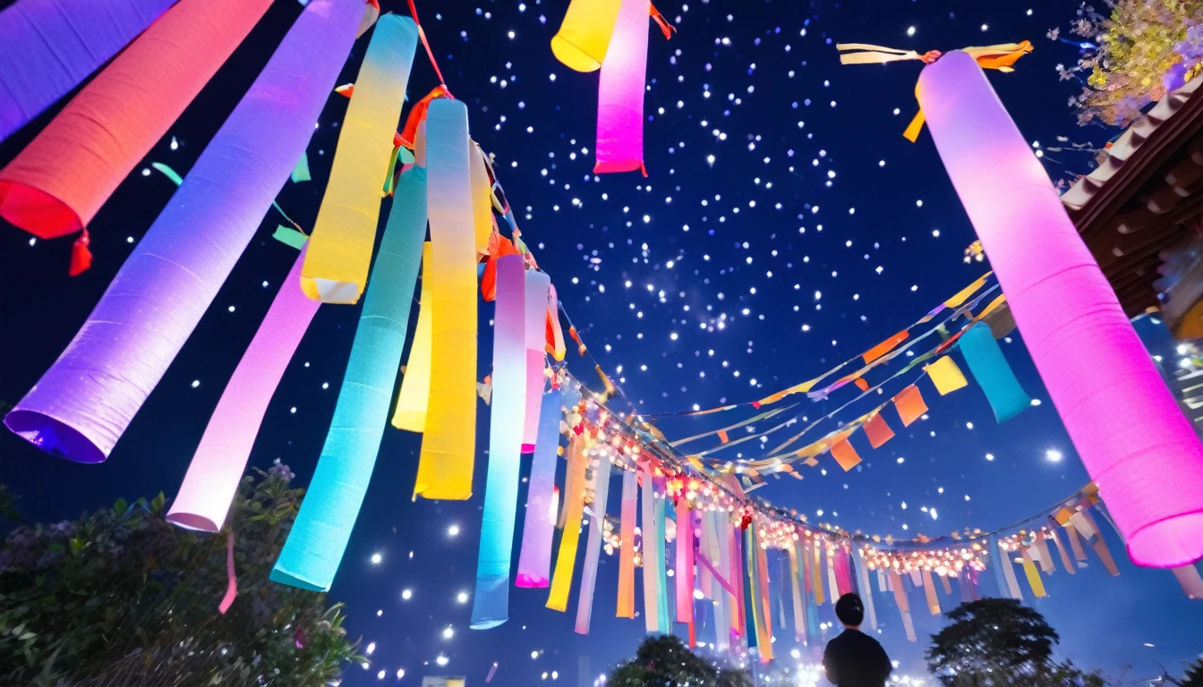 howling Tanabata magic ephemeral night In a dream