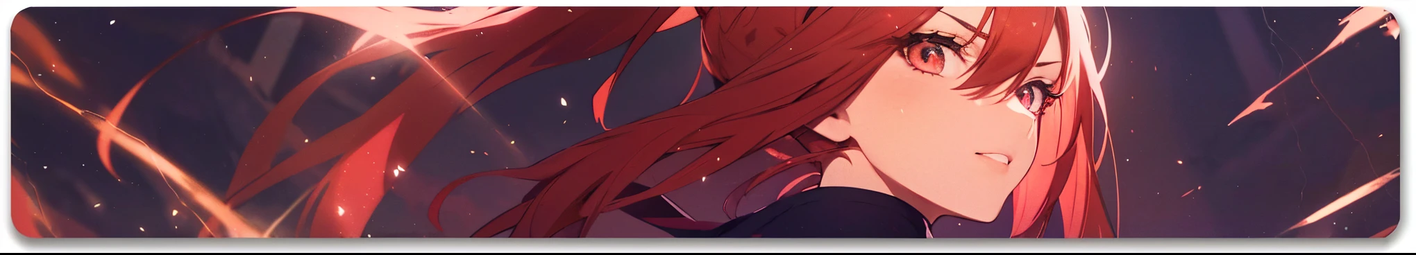 wiped, Girl with red hair, long hair, Beautiful girl, Anime, Anime стиль, Manga, красноволосая девушка ninja, ninja, Without background, White background