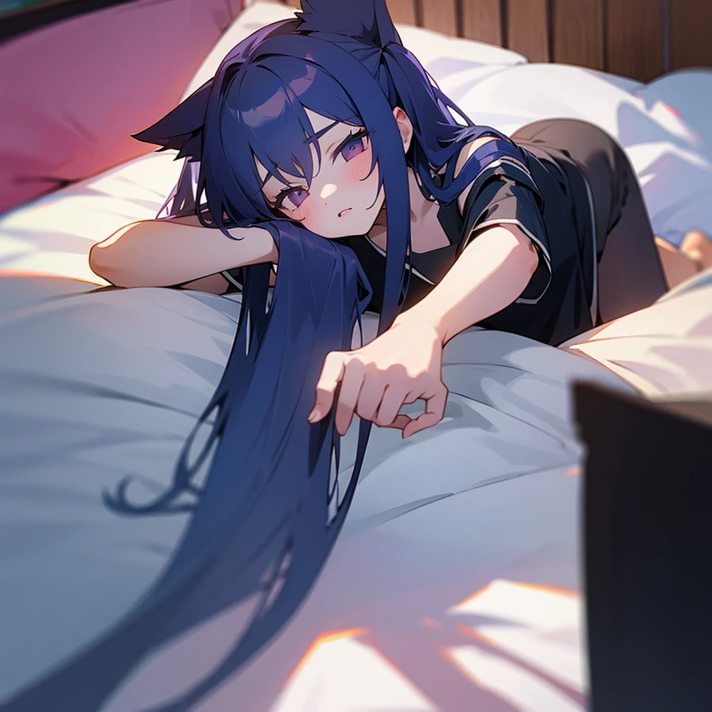 1girl,8k,lie down on the bed ,,no pant,1girl,solo