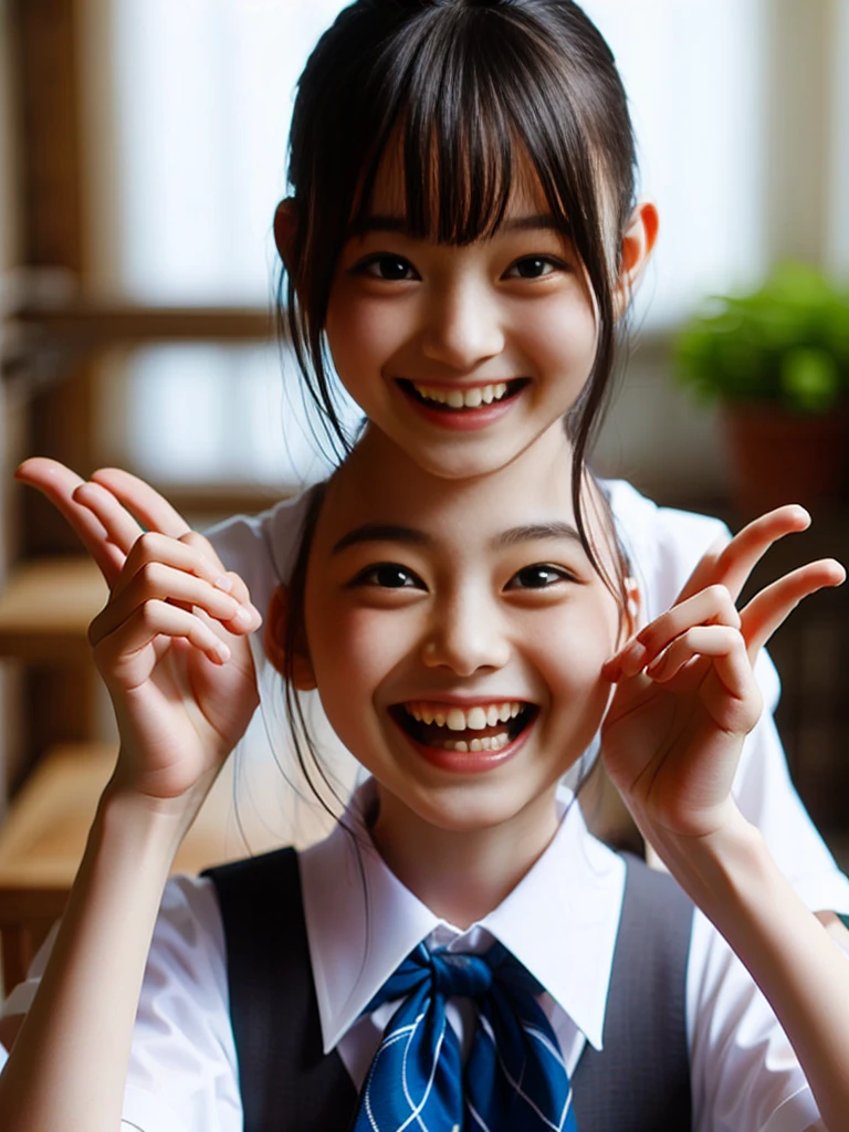 (masterpiece, Highest quality:1.4), Beautiful Face, 8K, 85mm, Absurd,並んだ美しいgirlたち、(Three Girls:1000%:1.3),(Looking back backwards:0),(Japanese school girl uniform),(Bun ponytail),(Very angry),(Sometimes a kind face),(Sometimes naked),(Sometimes close up the lower body),(Sometimes the penis is inserted),(Sometimes I open my asshole to show),(Sometimes the breasts are exposed),(Sometimes I grab his penis),(Sometimes I stretch my vaginal hole to its limits:200%),(Losing virginity causes vaginal bleeding and orgasm:1000%),Structural Representation of the Female Genitalia、最高masterpiece、Highest quality、Highest Resolution、Highest quality、(Correct vagina)、(The right vagina),(girl、8 years old or 24 years old),(Accurate high definition vagina)、(A loosely open vagina),(Sometimes sperm splashes from inside the vagina),(Pee in a cup:1.1),(世界で一番可愛いgirl:1.4)