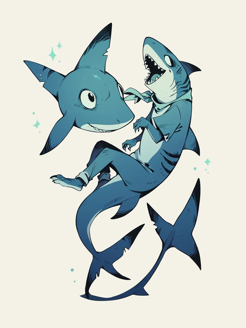 score_9, score_8_up, score_7_up, score_6_up, w00f, simple background, 1shark
 