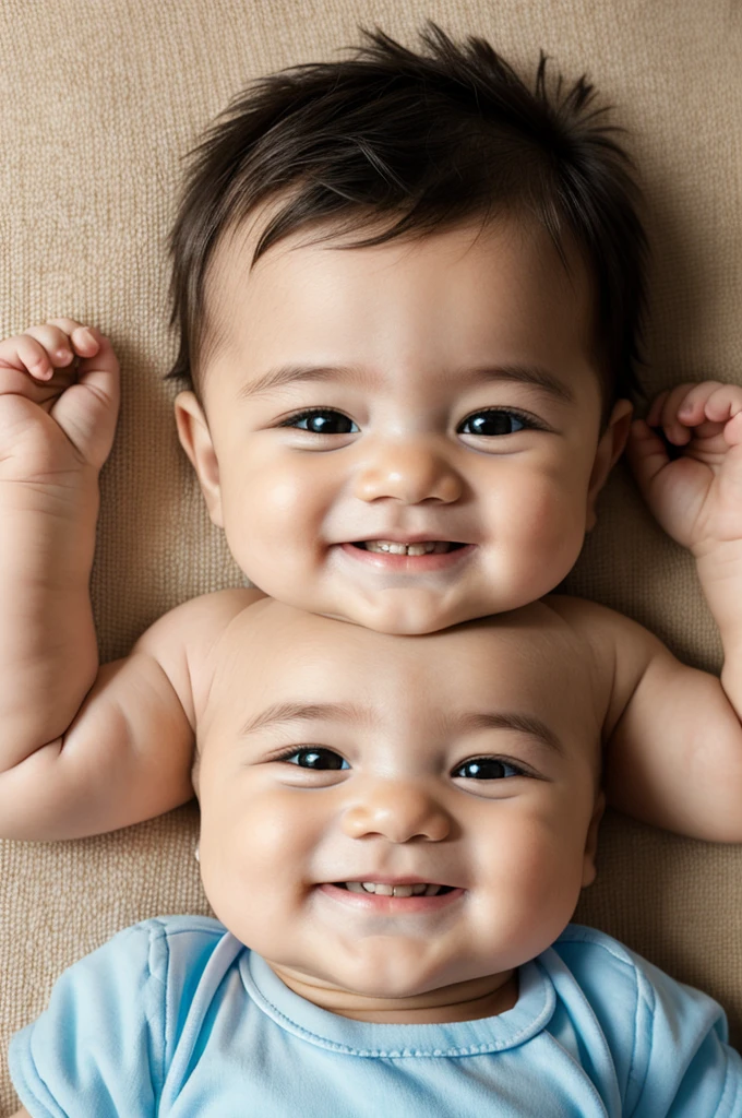 Baby boy picture with smiling cute face