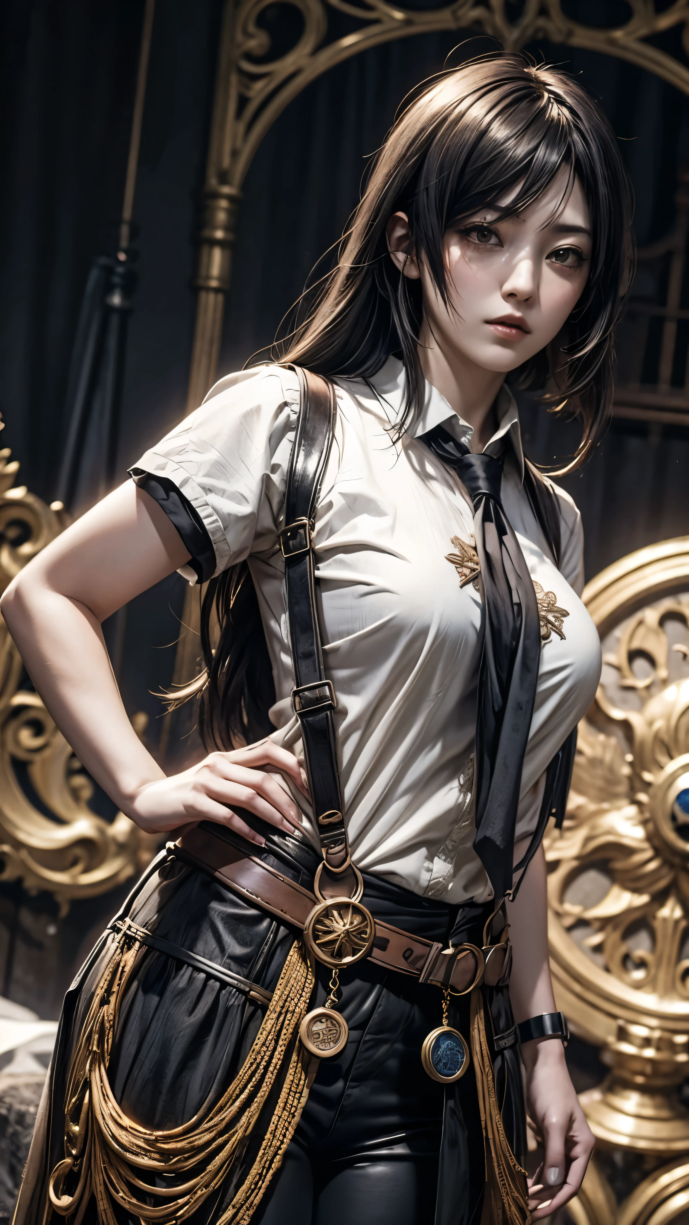 Hazel hair, alchemist roupas (Dark Fantasy) (Fatal Frame)