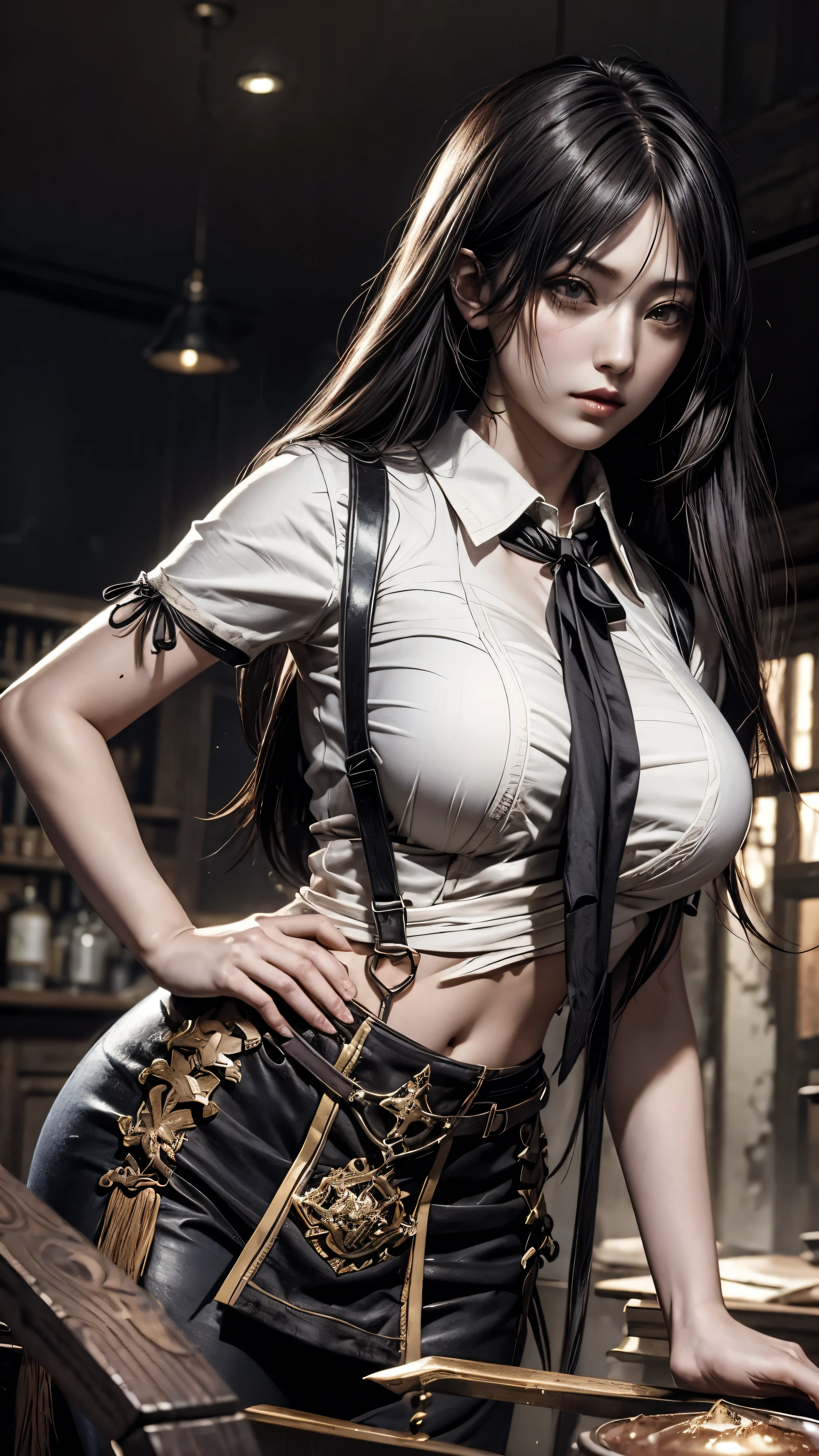 Hazel hair, alchemist roupas (Dark Fantasy) (Fatal Frame)