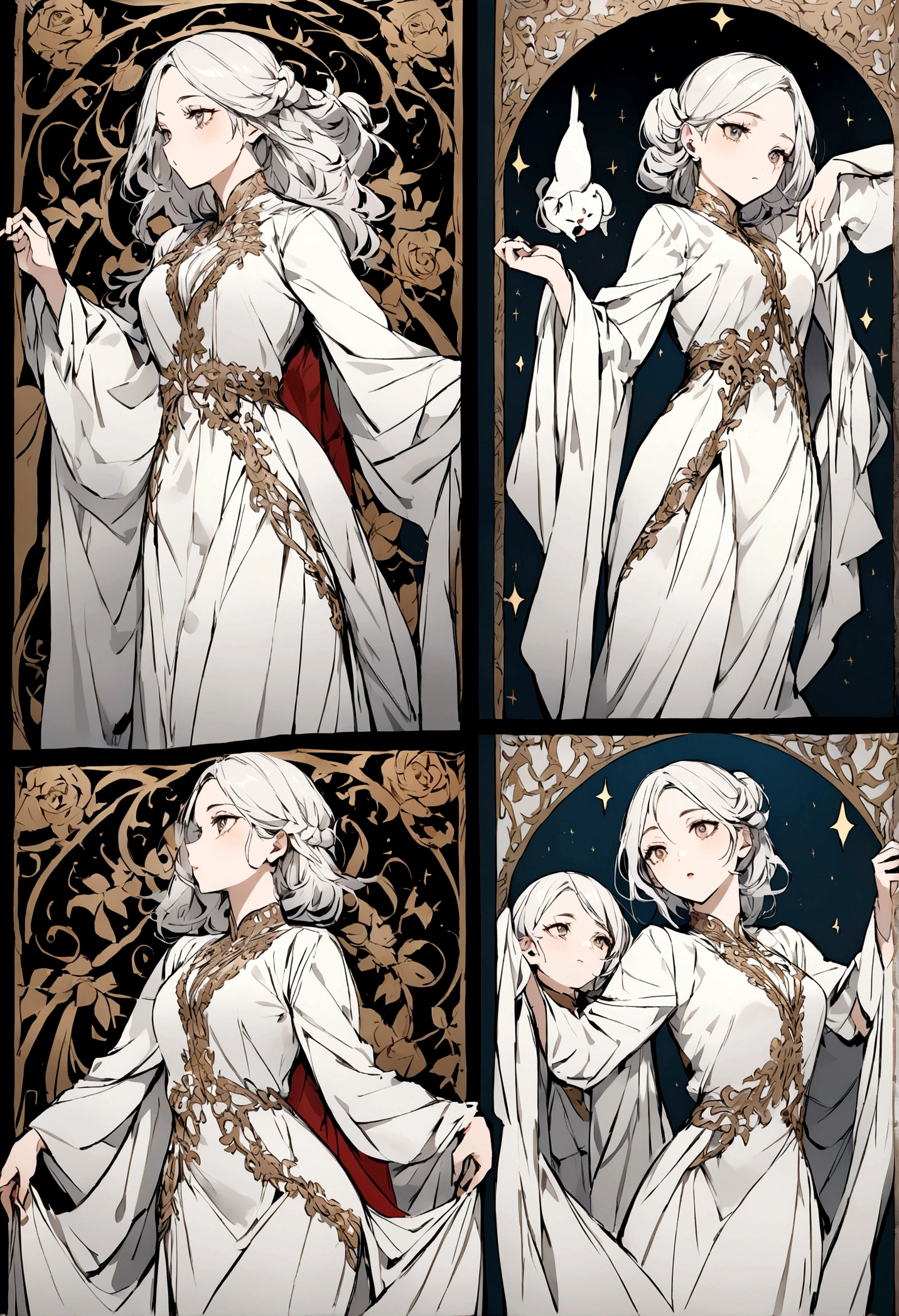 perfect! make another one like the one in the last image, but in different poses