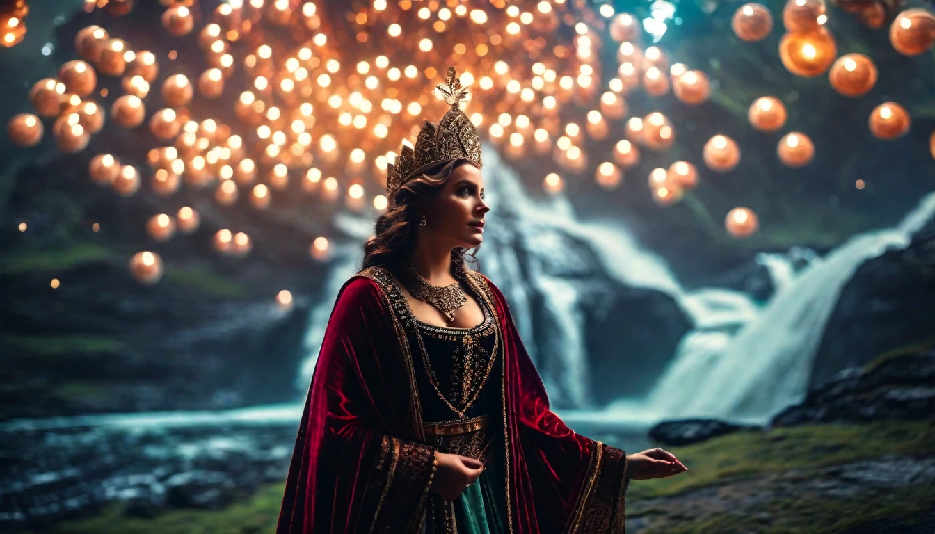 Movie stills (Aether Wonderland:1.4), (Mysterious atmosphere:1.3),(fantasy realism:1.2), (space_style:0.6), cosmic outer space, unsplash Contest Winner, 16K resolution, 300DPI, 600dpi, 4K, Contest Winner, High resolution, detailed, Realistic, 8K Ultra HD, high quality, Dawn, (masterpiece,最high quality:1.5), ultra Realistic,32k,RAW Photos,(high detailed skin:1.2), 8K Ultra HD, Digital SLR, Soft lighting, high quality, Film Grain . Shallow depth of field, Vignette, highly detailed, High budget, Bokeh, CinemaScope, Sulky, amazing, nice, Film Grain, granular