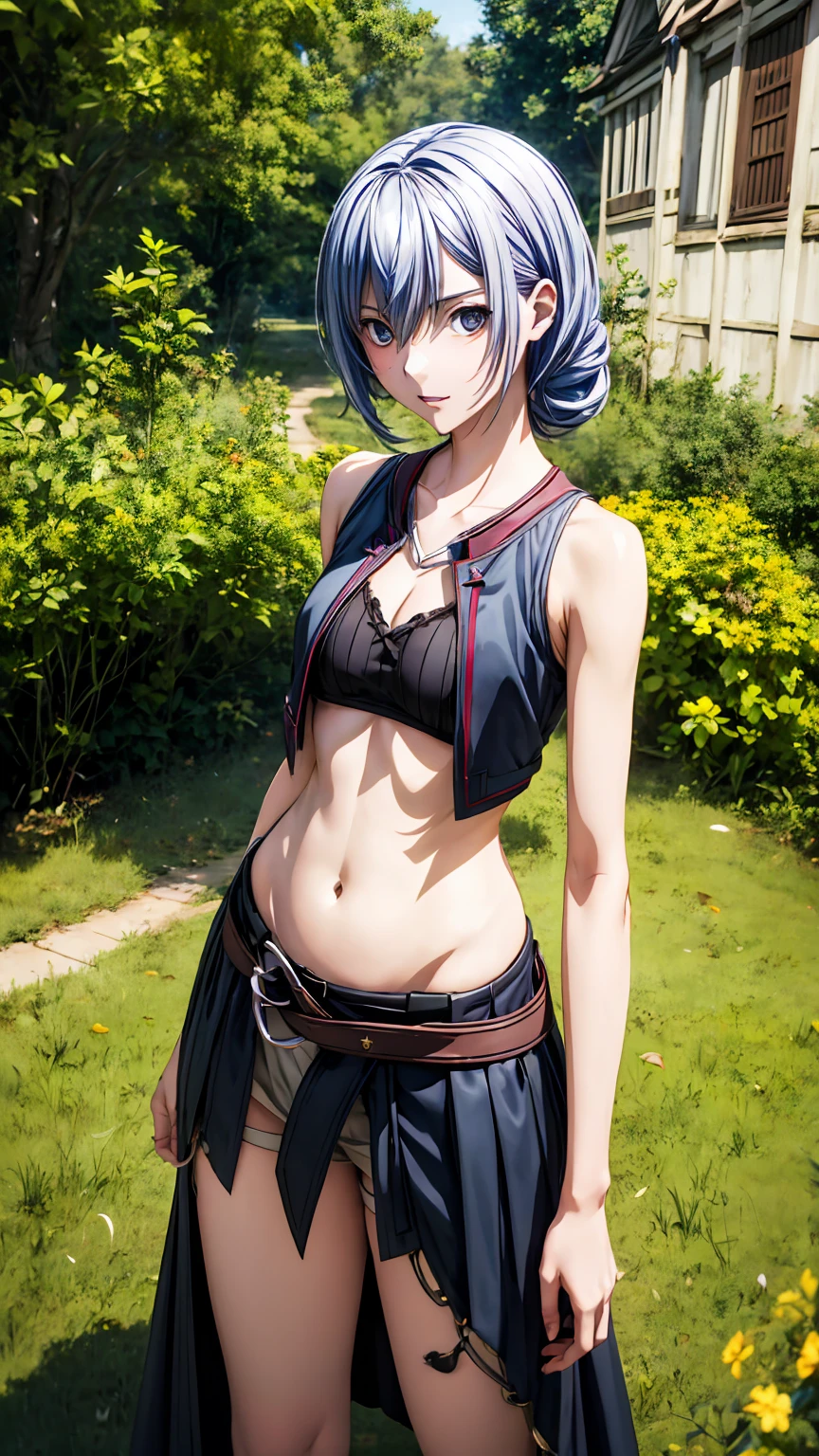 Super detailed、Particles of light:0.5、Beautiful Eyeouth half open、Natural Texture、Mature slender beauty、Belly button、Showing the groin、、Small breasts、Off the shoulder、luna (Luna) - Isekai de Cheat Skill wo Te ni Shita Ore wa, The Genjitsu World is a place for people to gather: Level Up wa Jinsei wo Kaeta (I got cheat abilities in another world、Warriors in the real world ~Leveling up has changed my life~)