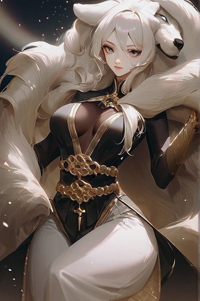 ((Лучшее качество)), ((шедевр)), (подробный), Sexy girl Fury wolf