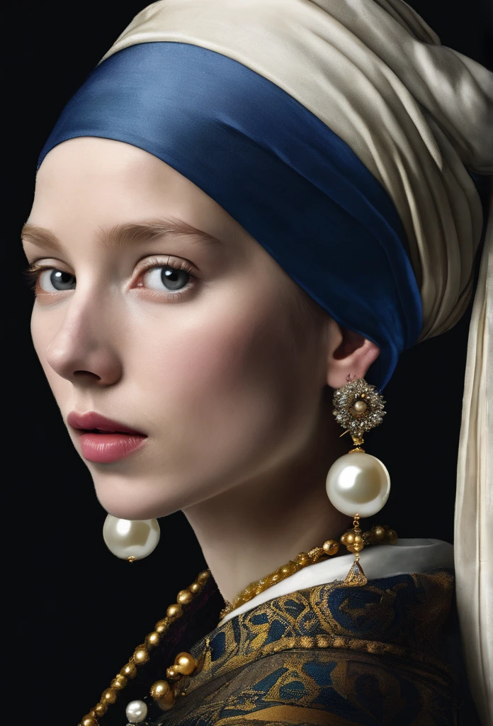  "Girl with a Pearl Earring as a Queen Dark 