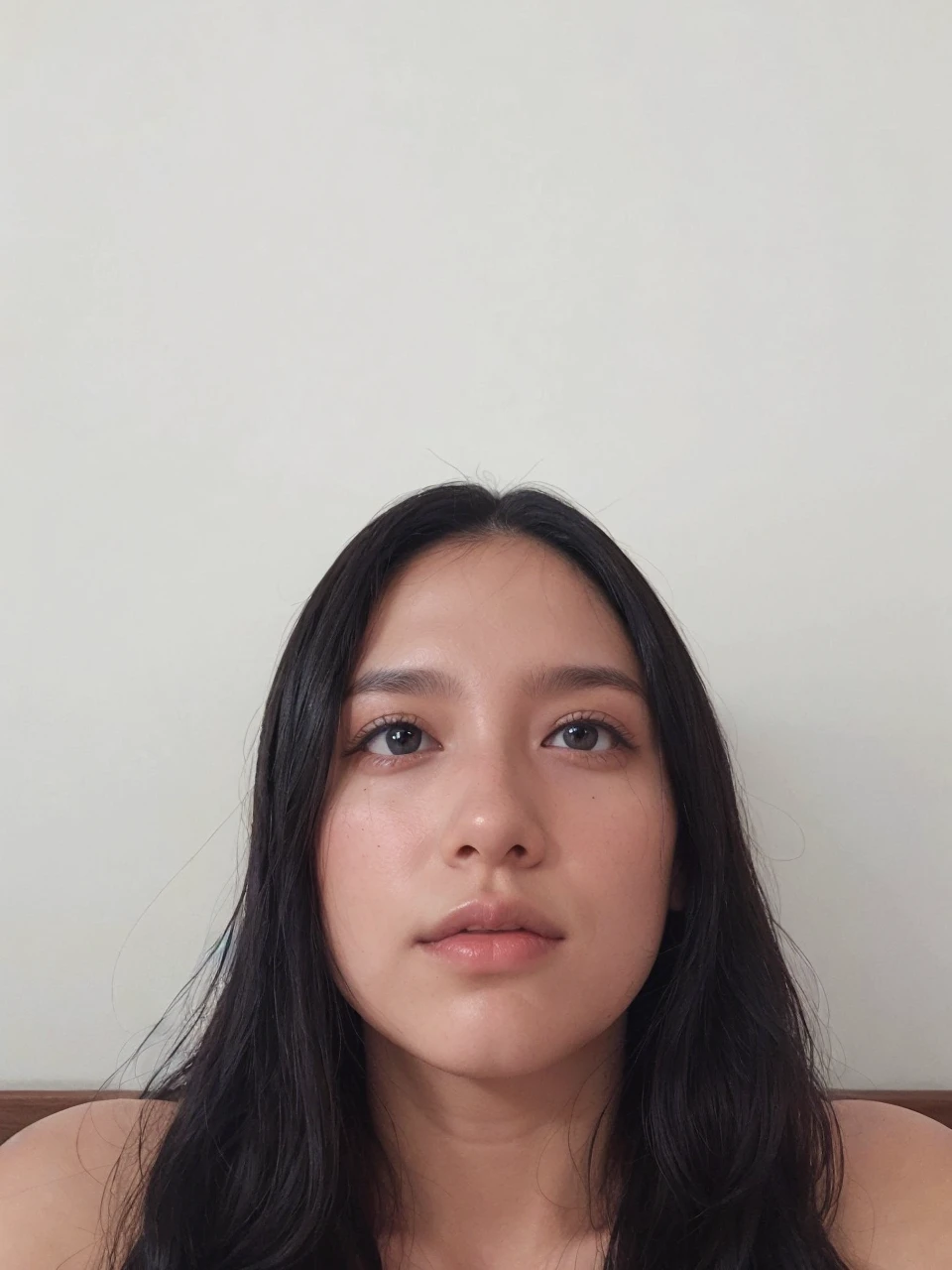curly long black hair