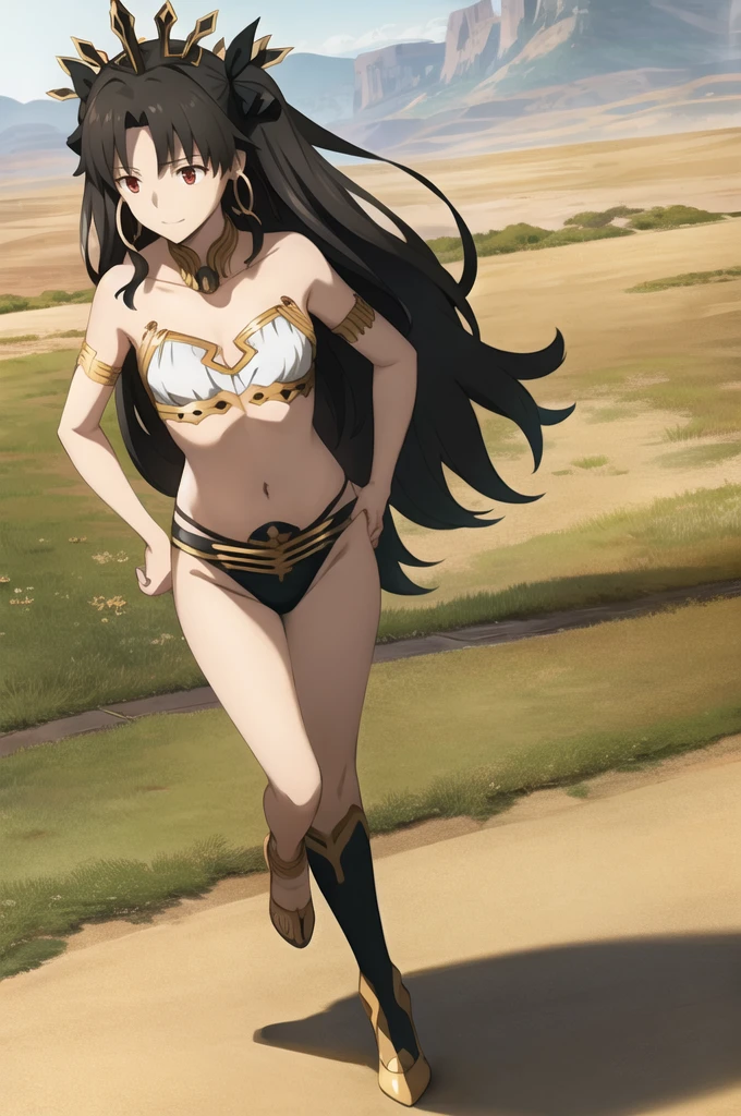 a close up of a woman in a bikini and a sword, anime goddess, ishtat from the anime fate grand order, ishtar from fate grando order, ishtar, isbtar from fate grand order, screenshot from fate grand order, ishtar from fate grand order, female anime character, full body close-up shot, ishtar