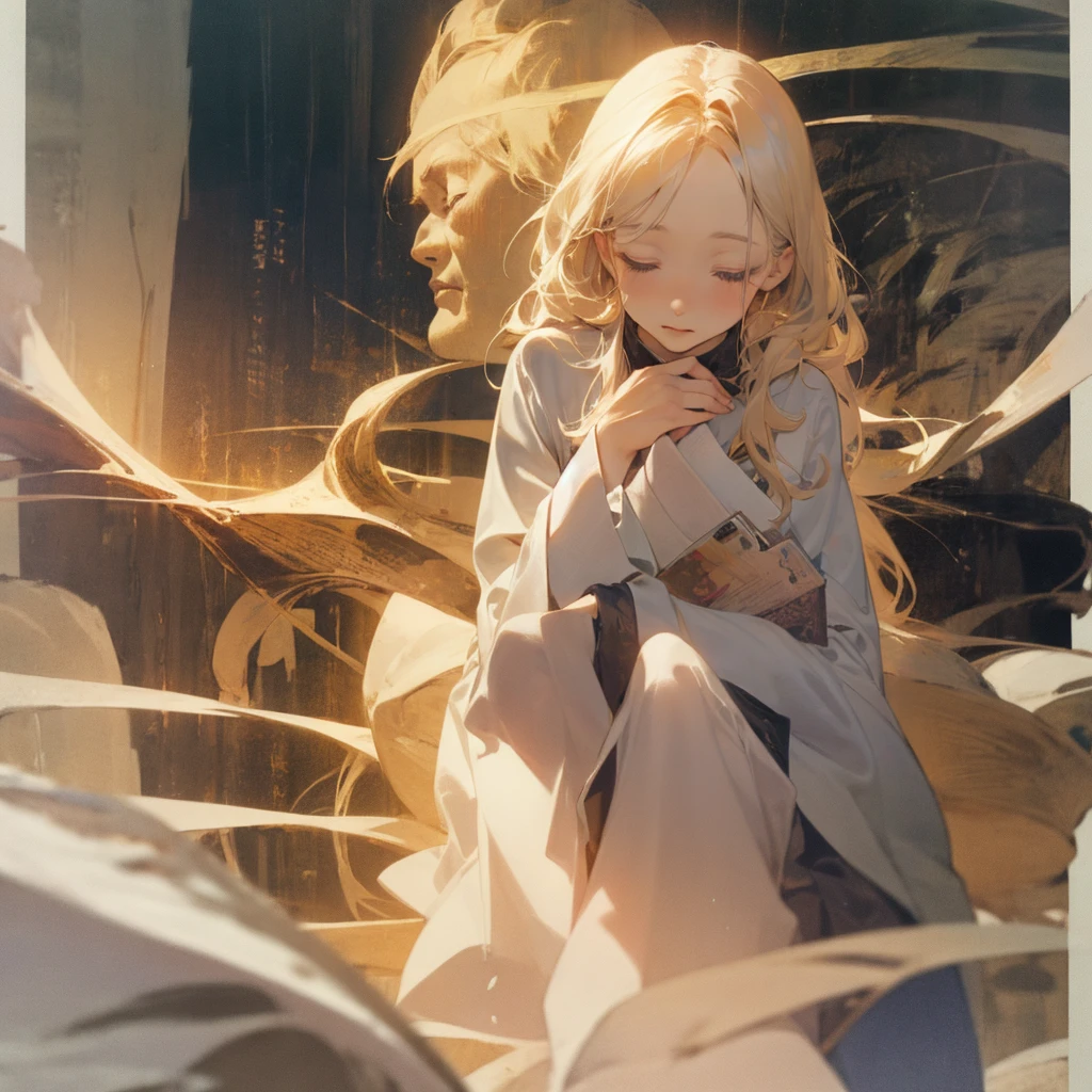 Praying girl, Bible World, Double contact、Scroll Bible