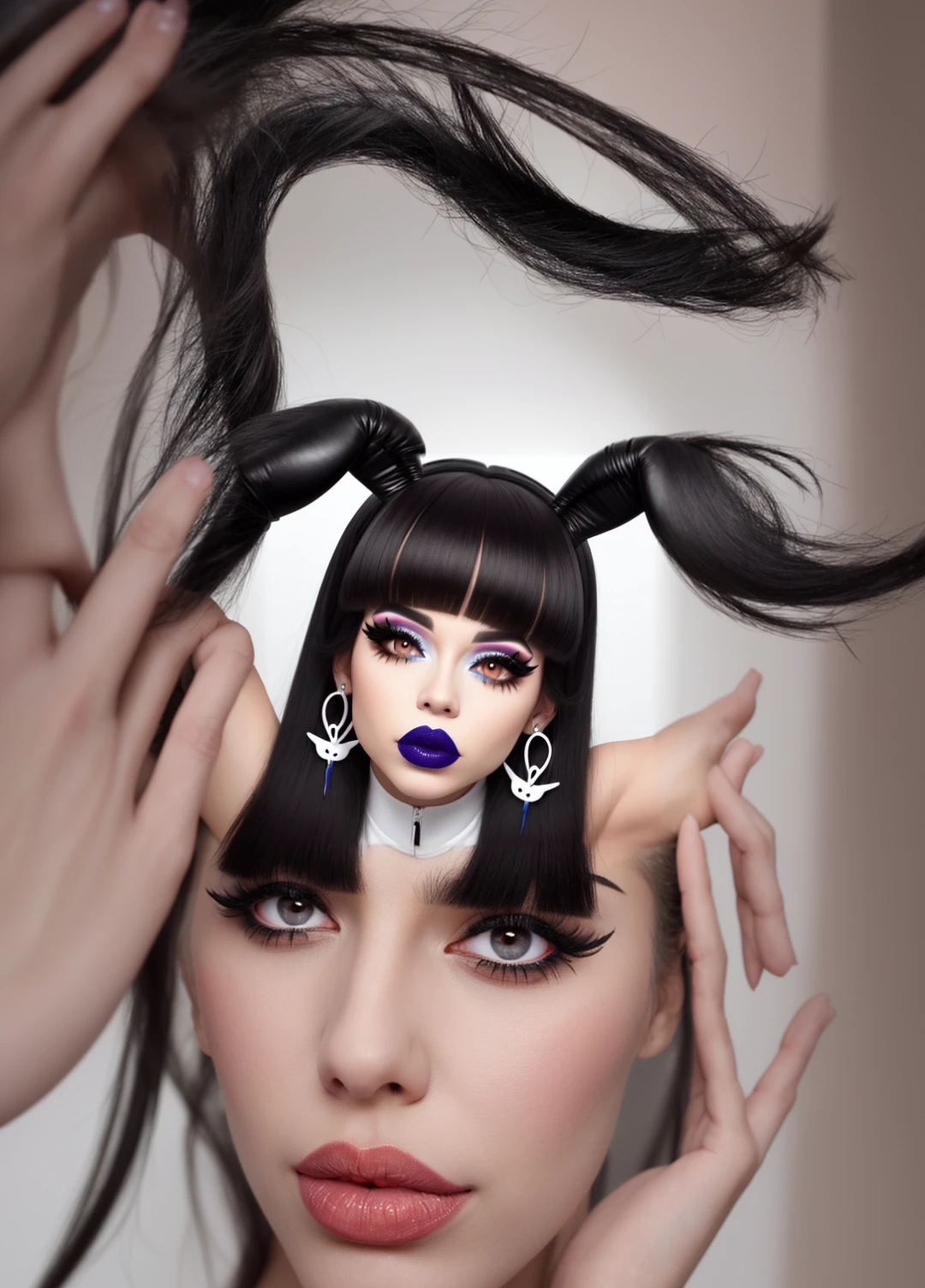 Bad bunny eye lashes