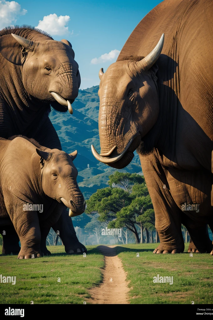 Megafauna humans wars planets love time