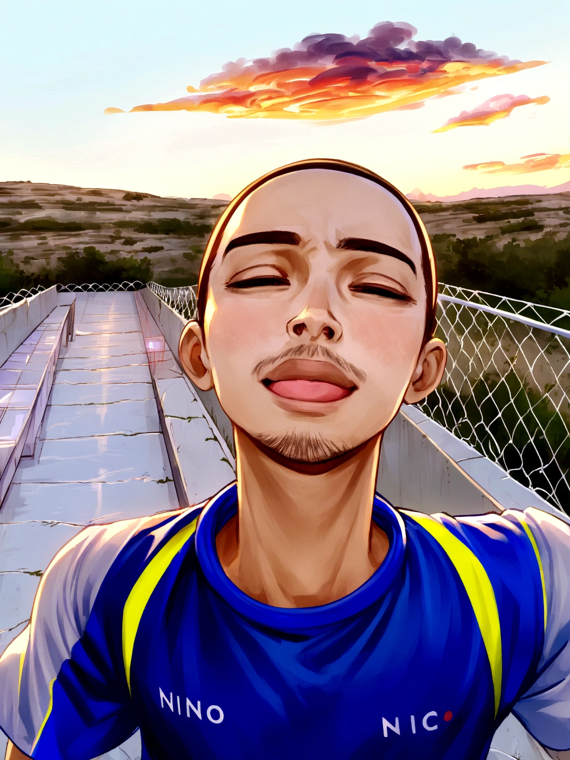 A man in Disney Pixar style, high qualiy, best quality