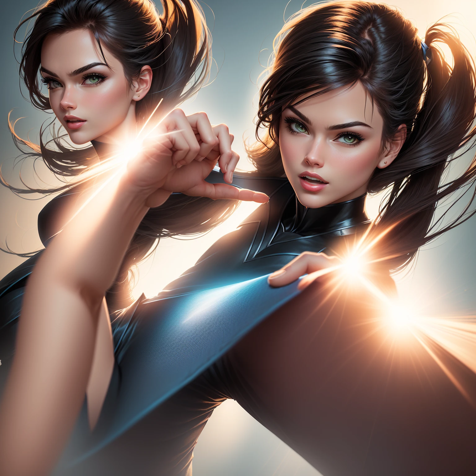 remove background and create animated comic book style image