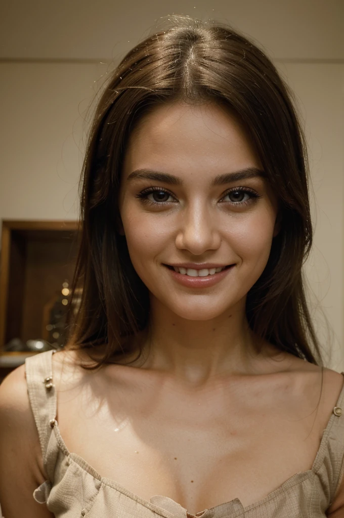 ((best quality)), ((masterpiece)), (detailed), perfect face captivating look made up. Very beautiful Beautiful smile 