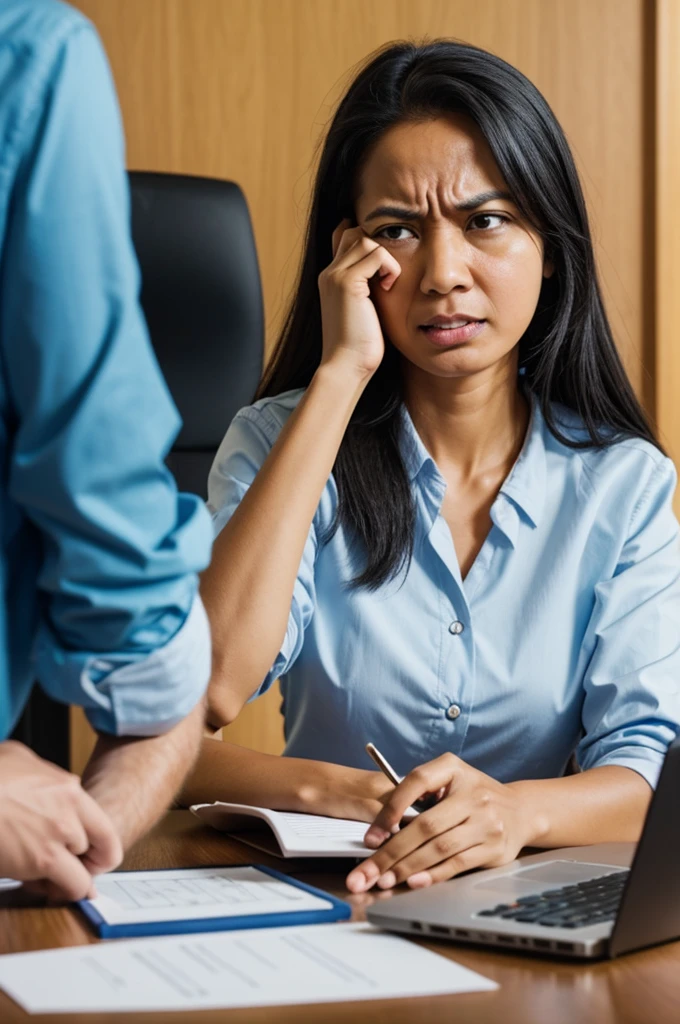 Create a person who feels anger when their colleague takes credit for their hard work on a project without acknowledging their contribution..
