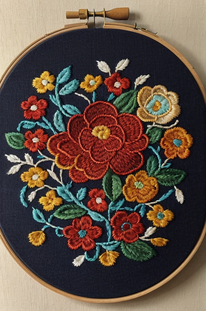 Telekung embroidery