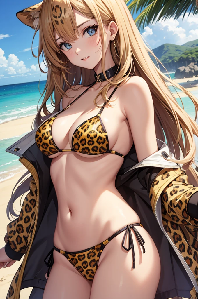 leopard print bikini