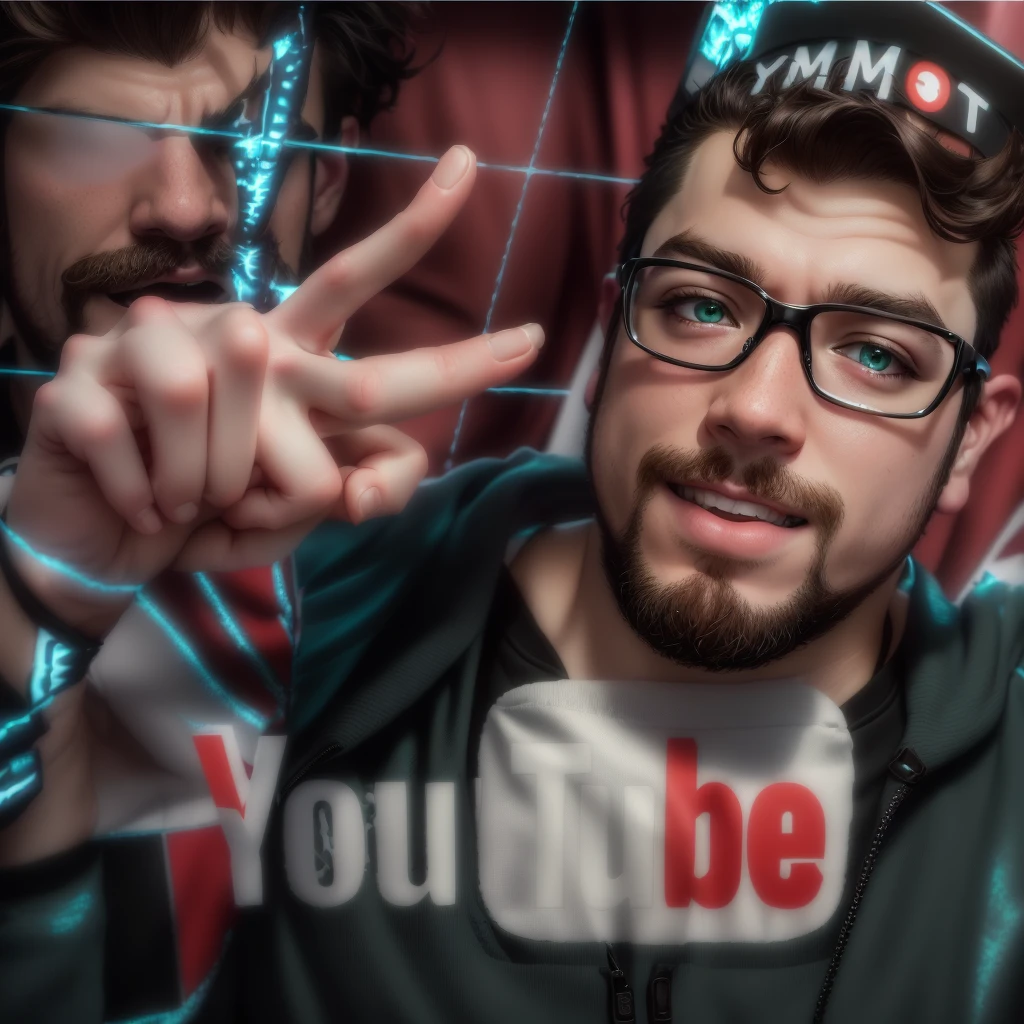 someone is showing a finger sign in a bathroom, youtuber, youtube, youtube thumbnail, irish youtuber, youtube clickbait, Serpentina do Twitch / gamer ludwig, youtube video screenshot, youtube video, Sam Hyde, V tuber, jerma 9 8 5, jerma985, Serpentina do Twitch, trending on youtube, low quality video, video