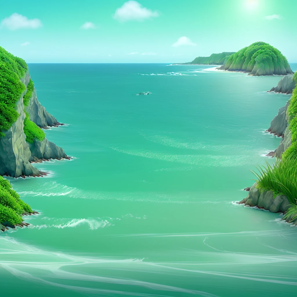 Healing Sea green 澄んだgreen色 Looking at the ocean is soothing Feel the kindness of the sea。