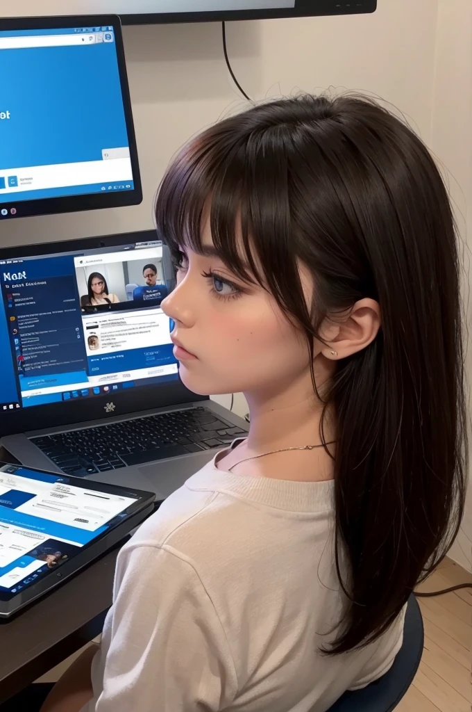 Person using fake profile on web and cheating another person