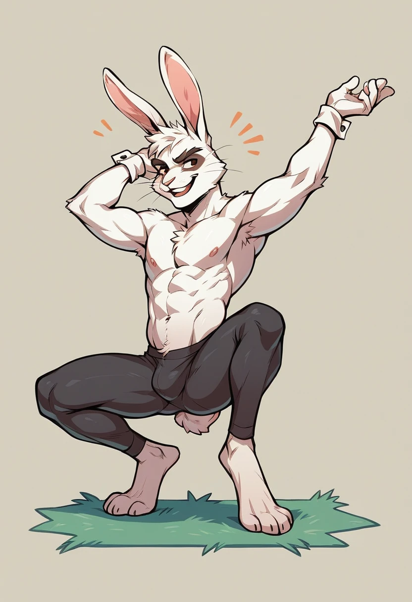 Bunnymund, Rise Of The Guardians, Easter Bunny, Pose, male, yoga