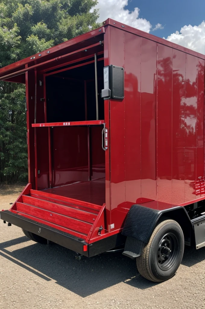 red trailer 