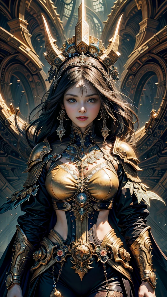 (Masterpiece, Superior quality, Best Quality, Official Art, beautiful and aesthetic:1.2), (1 girl), detailed extreme,(Fractal Art:1.3),showy,more detailed