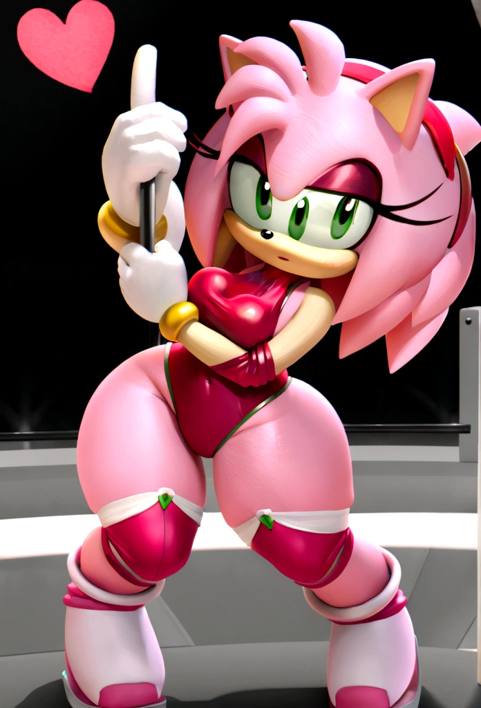 Amy Rose, sexy Wrestling 