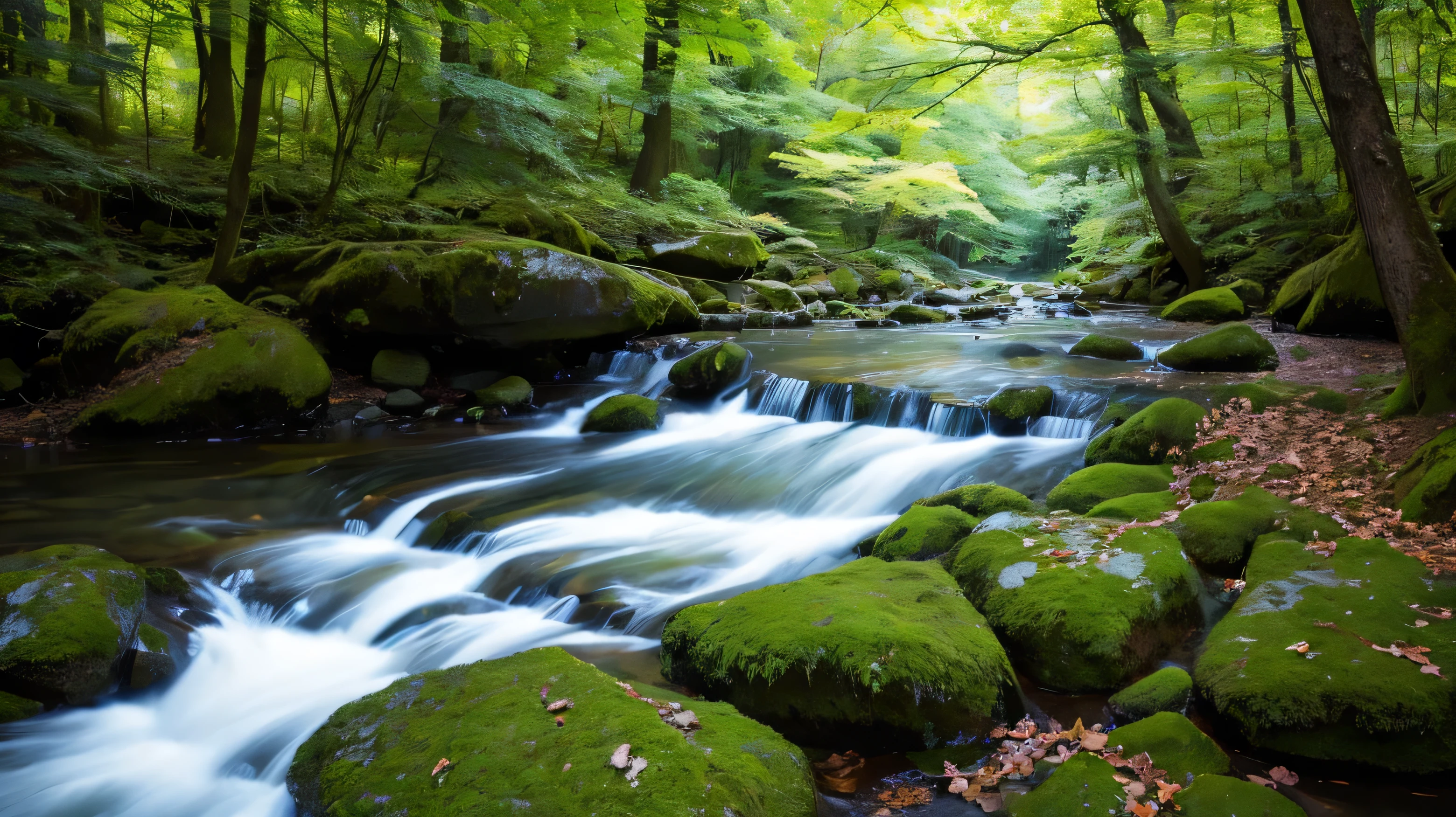 Mysterious Forest、The murmur of a stream