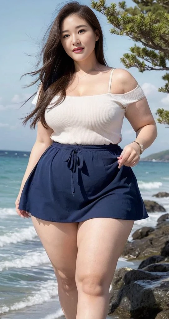 Highly detailed face and skin texture, fine eyes, double eyelid,((mature adult woman))、((middle-aged women))、((55 years old)),((In underwear))、((very good))、medium long brown hair,on the office chair,((big breasts 1.8)), High resolution facial features,gentle smile、Reach out to your audience、