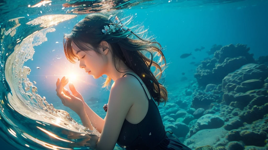 Healing、healing、In the water、The bottom of the sea