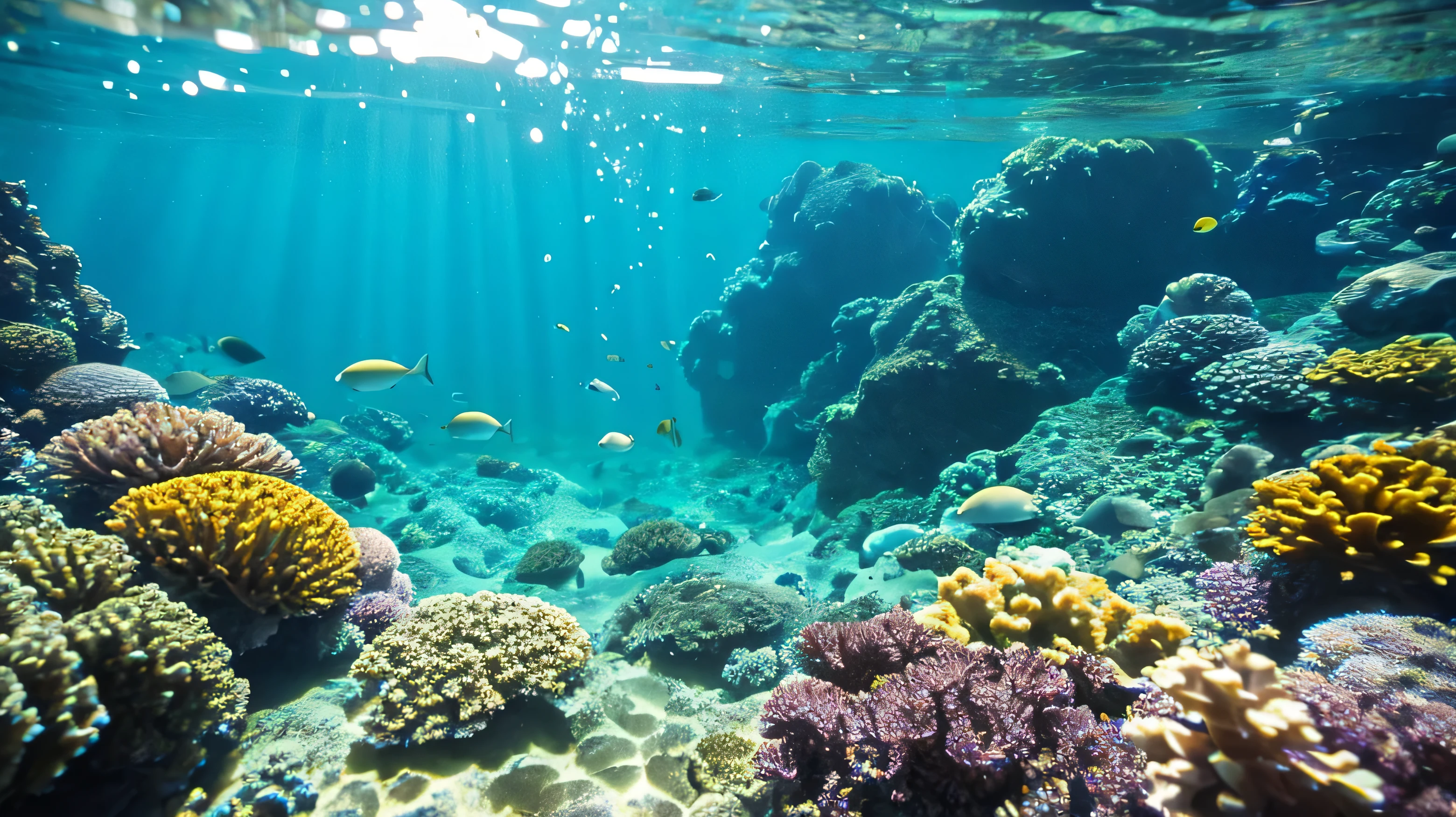 Healing、healing、In the water、The bottom of the sea、Natural