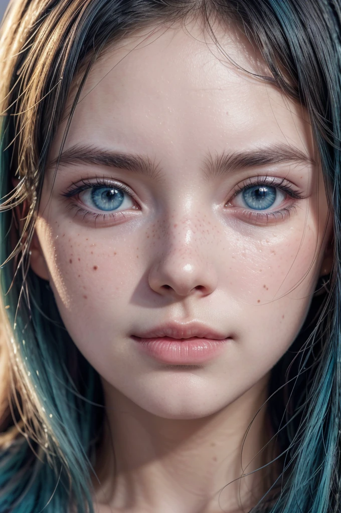 18 year old country girl friends, 1girl, 2girls, blue hair, blue eyes, freckles, posing in front of mirror, cheerful, playful, rural landscape, golden hour lighting, (best quality,4k,8k,highres,masterpiece:1.2),ultra-detailed,(realistic,photorealistic,photo-realistic:1.37),HDR,UHD,studio lighting,extremely detailed faces and eyes,beautiful detailed eyes,beautiful detailed lips,extremely detailed eyes and face,longeyelashes,medium:digital art, vibrant colors, warm tones