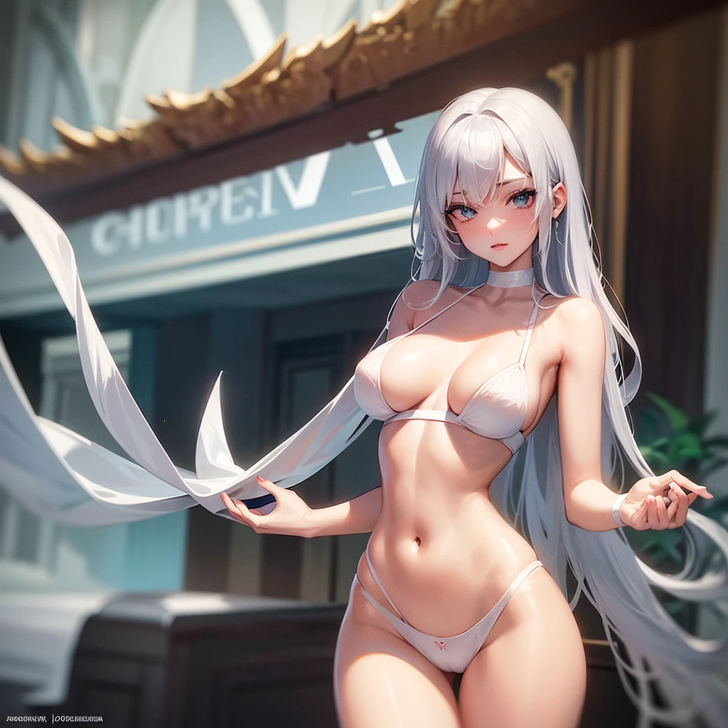 A sexy cartoon woman in white lingerie posing gracefully for a photo, sexy lingerie beauty, wavy lingerie, lingerie, inverted triangle body type, Waist slender, cebelos black sexy girl, mulher de corpo inteiro, wearing sexy lingerie, beautiful seductive woman, slender figure, cartoon vector style, corpo pin-up, Broad Hips