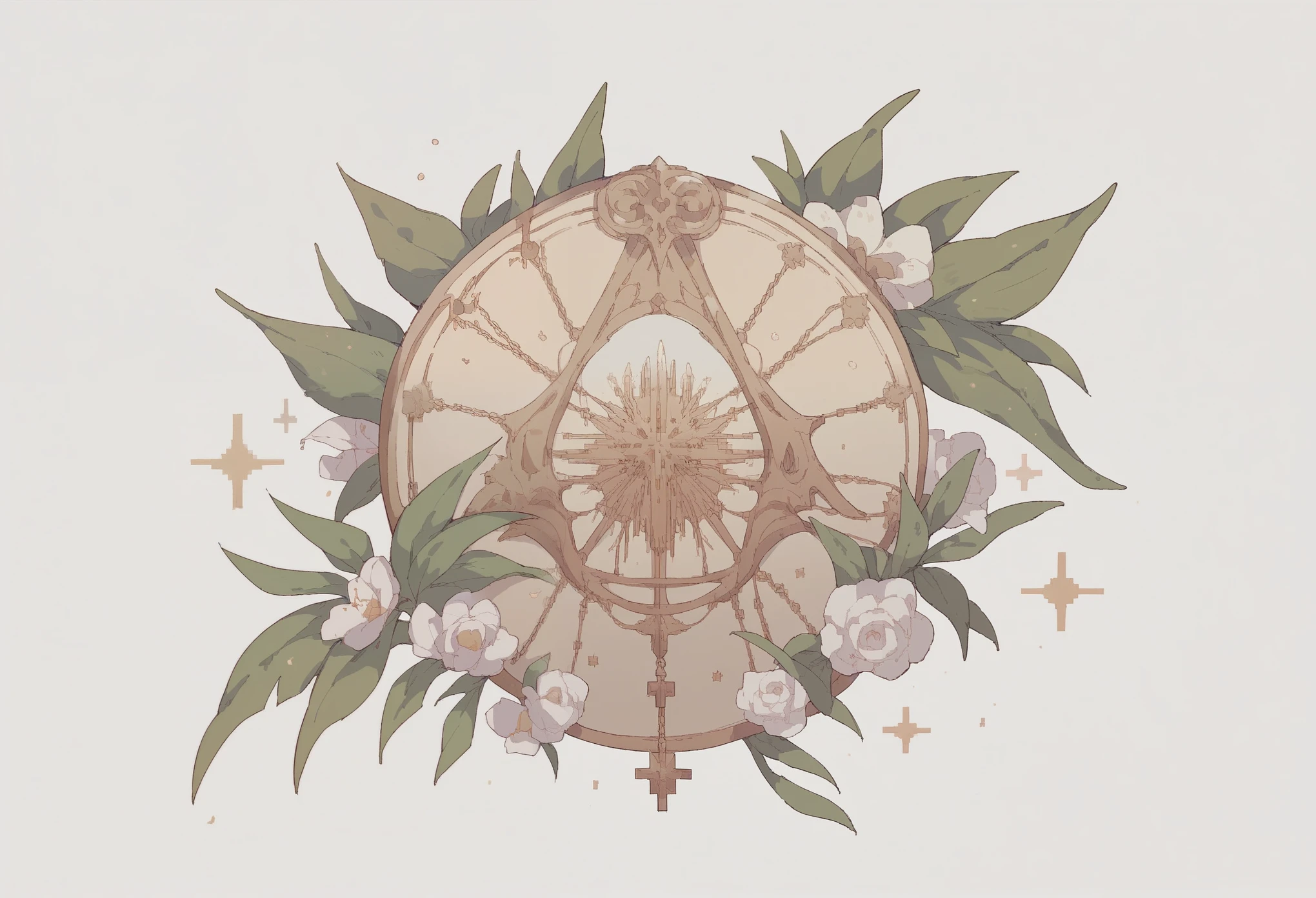 92. **"Harmony"**
- Serif font with a vintage touch. Plain light brown background.
