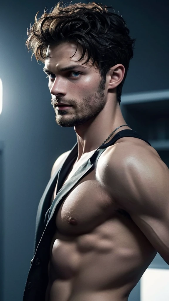 Jamie dornan, an award winning photograph of a (handsome man:1.1), detailed, trending on artstation