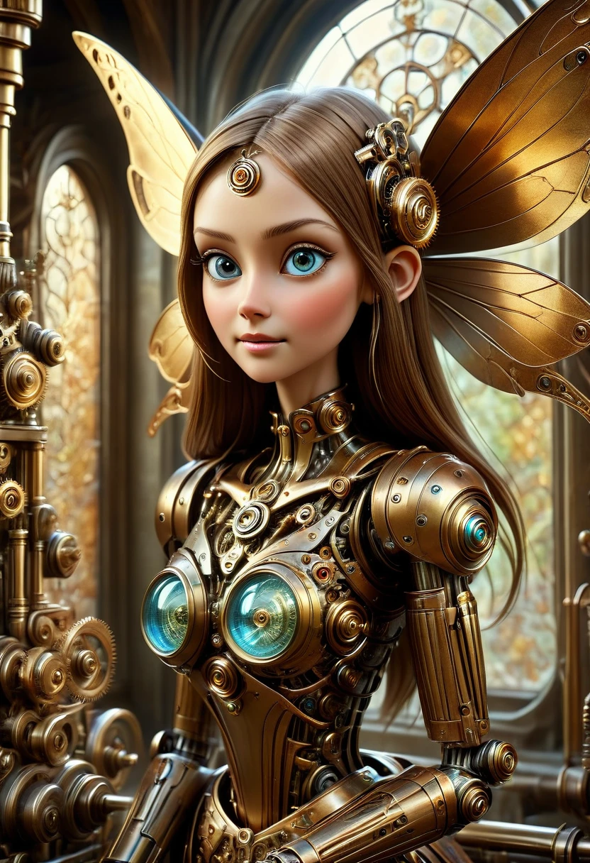 masterpiece, best quality, highly detailed, 1girl, solo, twintails, off-shoulder sweater, choker, large glasses, gold locket, jacket, hairband, looking at viewer, smile, blush, Wide Smile, Eyes Detailed & Wide, sexy Pose. Ultra HD, Rococo-Inspired Fantasy Art With Intricate Details. Cute, Charming Expression, Alluring-Gaze, looking at viewer Beautiful Eyes, An-Ideal-Figure. Large Youthful Well-Shaped-Breasts, Massive-Round-Bosom, Décolletage. slim waist, fit body, full lipsWarm lights , woman in a dreamy forest at night, with fluffy hair, delicate face, realistic, real, slim, large aperture, sexy shots, attractive poses,Stunnin gly beautiful merge of Scarlett Johanson. Alison Brie, Selena Gomez. symmetrical face, photorealistic, photography, path tracing, specular lighting, volumetric face light, path traced hairmaximum quality{(masutepiece) (8K High Resolution) (top-quality) In the style of breath of the wild.medieval monastery garden,steampunk robot monk,beautiful ornate architecture,steampunk machinery and gears,exquisite stained glass windows,enchanted flower garden,ancient stone walkway with intricate carvings,glowing candles and dimly lit atmosphere,steam and smoke billowing from the machinery,mystical atmosphere,peaceful and serene setting,mechanical wings attached to the robot monk's back,robot monk with intricate clockwork mechanisms,electromechanical eyes glowing with energy,warm golden color palette,gentle sunlight streaming through the stained glass windows,whispering sound of wind and rustling leaves,the scent of aged books and incense,notes of ancient Gregorian chants echoing in the air,sense of awe and tranquility,combination of futuristic and medieval elements,harmony of technology and spirituality. 
