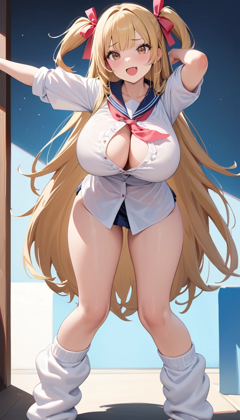 SeaArt Bot
Txt2Img
SDXL
11:21:09
NSFW, I'm going to fuck you so much, you're going to stick your ass out at me. (standing doggy style sex from behind:1.4), (1girl, sharp focus solo), full body standing image, (Masterpiece, Super realistic, Super details, Super Highest Quality, Super Highest Quality), super cute and beautiful girl, You are male professional photographer, Japanese gal, For dark brown eyes, Blonde yellow hair, Pink ribbon, gal make-up, False eyelashes, Pearl pink lips, Unbuttoned out Hemmed sailor red open collared open front white shirt, (Very thin shirt:1.3), beautiful focus, big open mouth, (brown eyes:1.4), big round chest, BREAK, (Half down two side up blonde very long hair style:1.4), (Wider at the hem flabby large in size Super Loose Socks:1.4), (wear loafer:1.2), An innocent -yeld gi (skin fang:1.2), realistic cute Japanese girl, standing pose, wear white unbuttoned shirt, low-rise pleated plaid micro mini skirt, loose socks, loafer, Japanese cute girls, long slim legs, long hair, blonde hair, two side up, hair ribbon, pink ribbon, , frills, opened sailor collar, necktie, white shirt, long sleeves, red skirt, from behind POV, (Costume trimmed with white frills:1.4),
