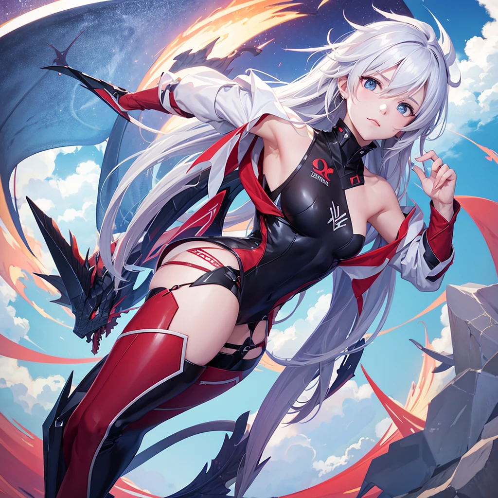 Give me a sky dragon logo like a mark